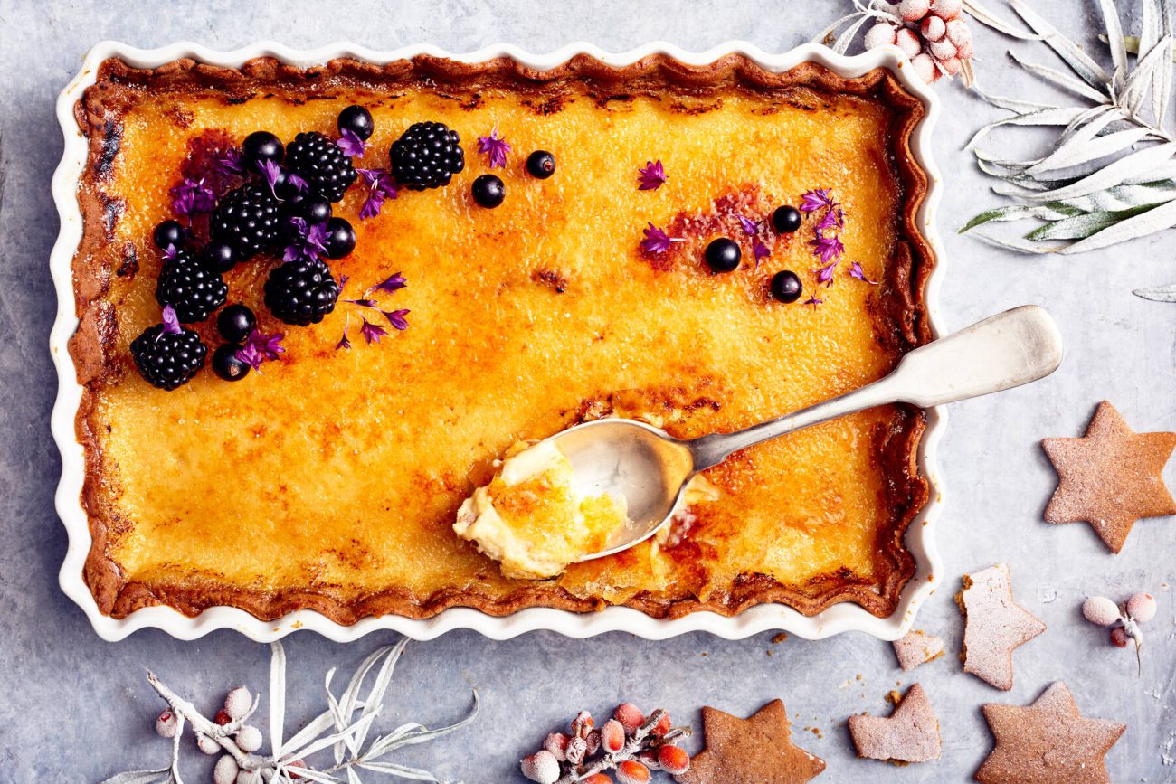 Crème brûlée -piirakka