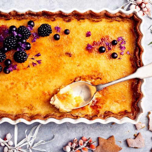 Crème brûlée -piirakka