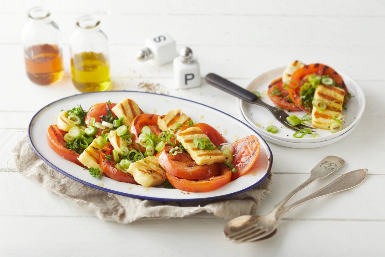 Grillattu tomaattisalaatti