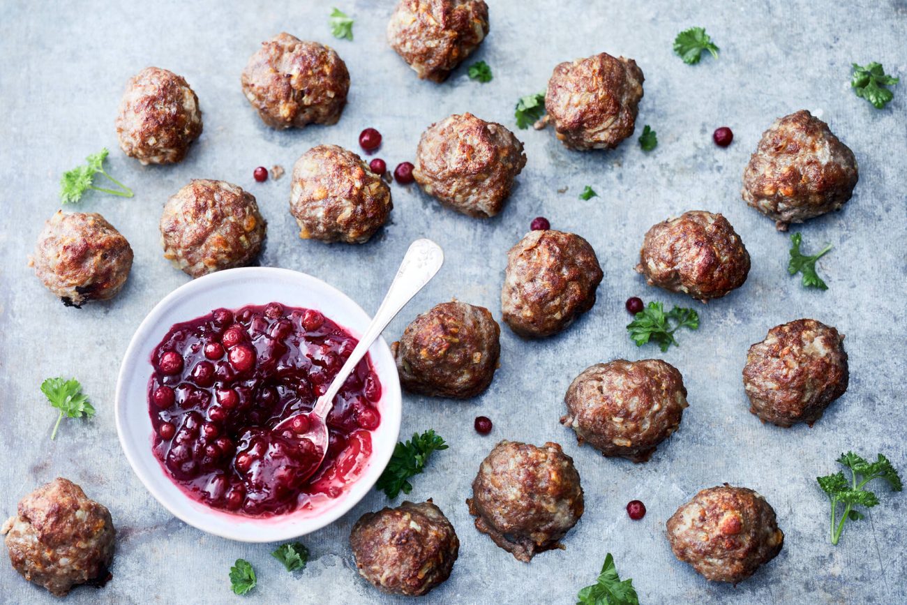 Ruotsalaiset lihapullat uunissa