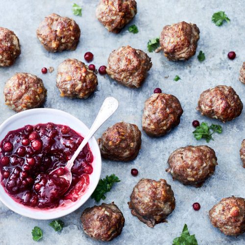 Ruotsalaiset lihapullat uunissa