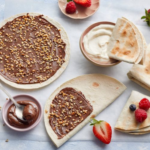 Paahdetut suklaatortillat