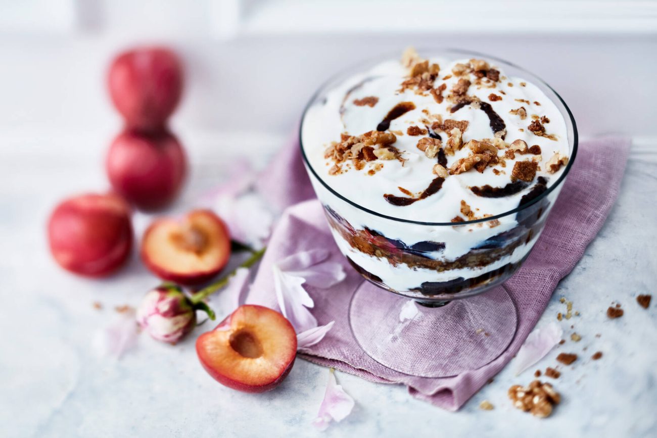 Hunajainen jogurttitrifle