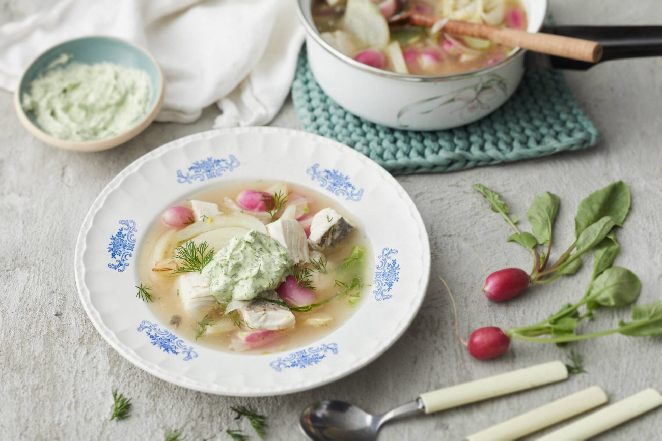 Kesäinen kalakeitto