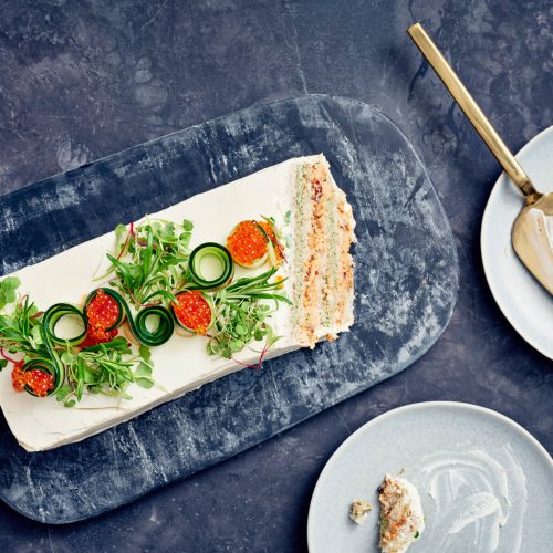 Kotimaisen kalan voileipäkakku