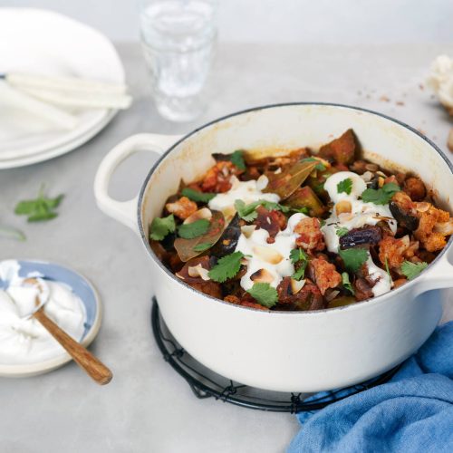 Mausteinen kasvispata