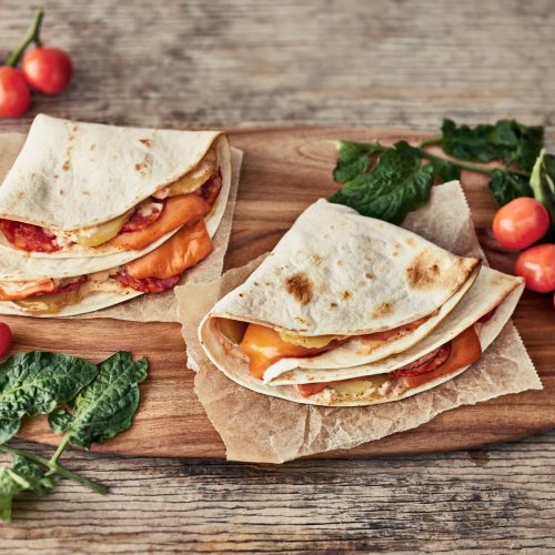 Paahdetut quesadillat