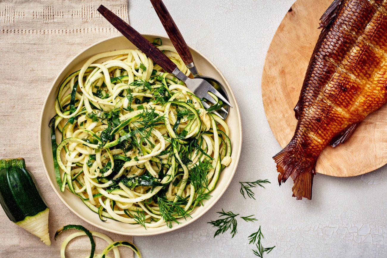 Kesäkurpitsaspagetti