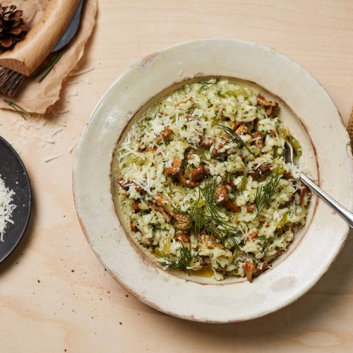 Kantarellirisotto