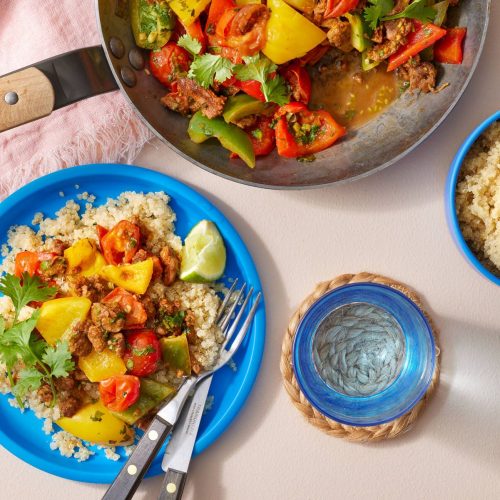 Nyhtökaura paprikapannu