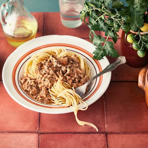 Nopea pasta bolognese