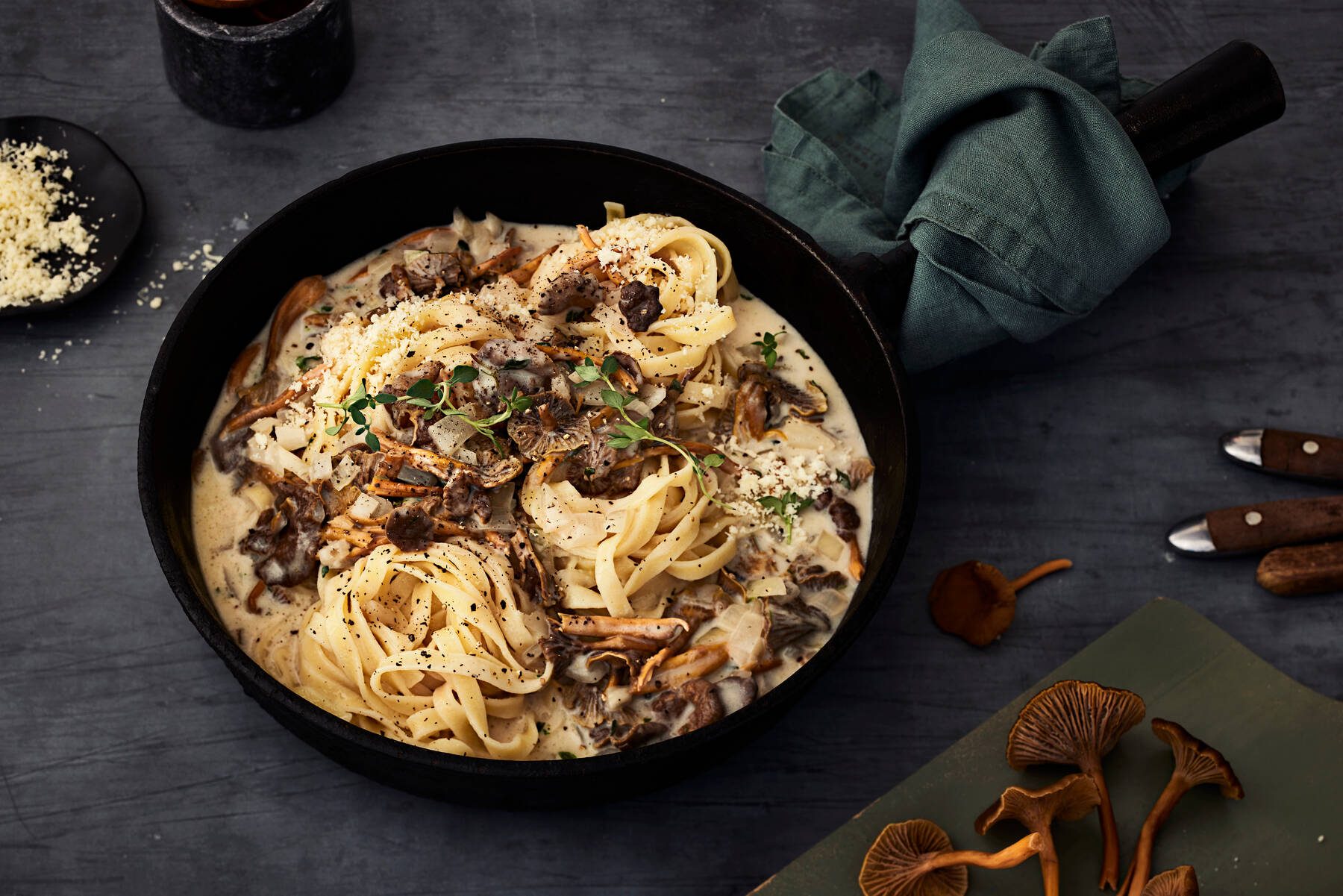 helppo suppilovahveropasta