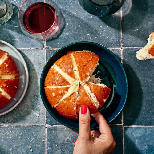 Korean cream cheese buns