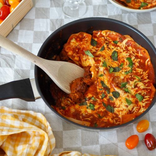 Nyhtökaura pannulasagne