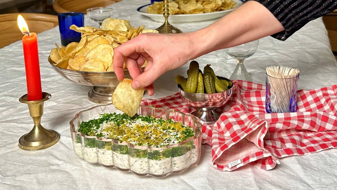 Imanin ja Leenan suolakurkku pickle dip