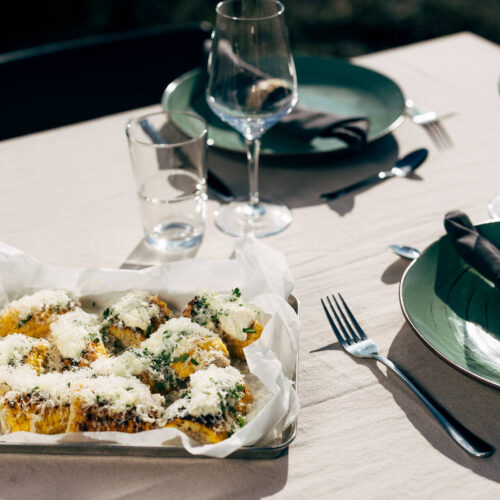 Teemu Laurellin grillatut maissit lime-smetanalla