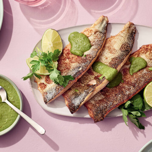 Grillattu siika & salsa verde