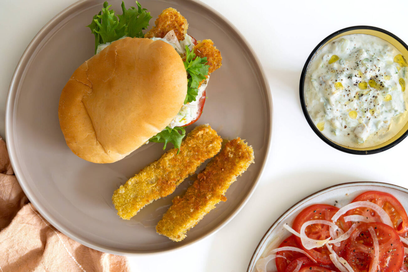 Rapeat tofu-pitaleivät