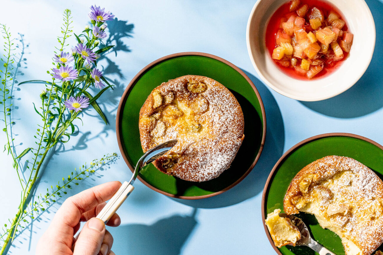 Teemu Laurellin raparperi-clafoutis