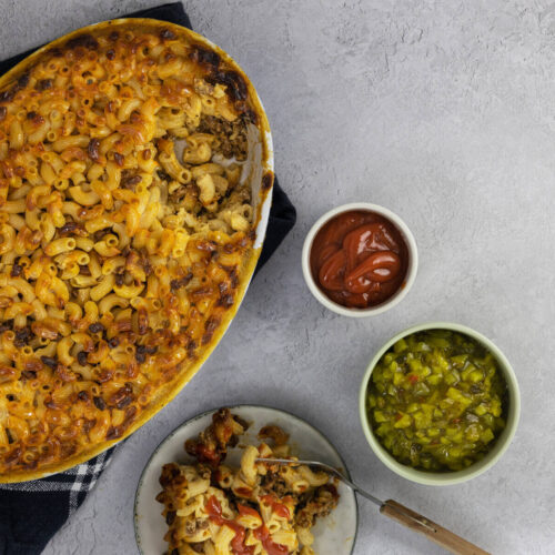 Härkis-makaronilaatikko