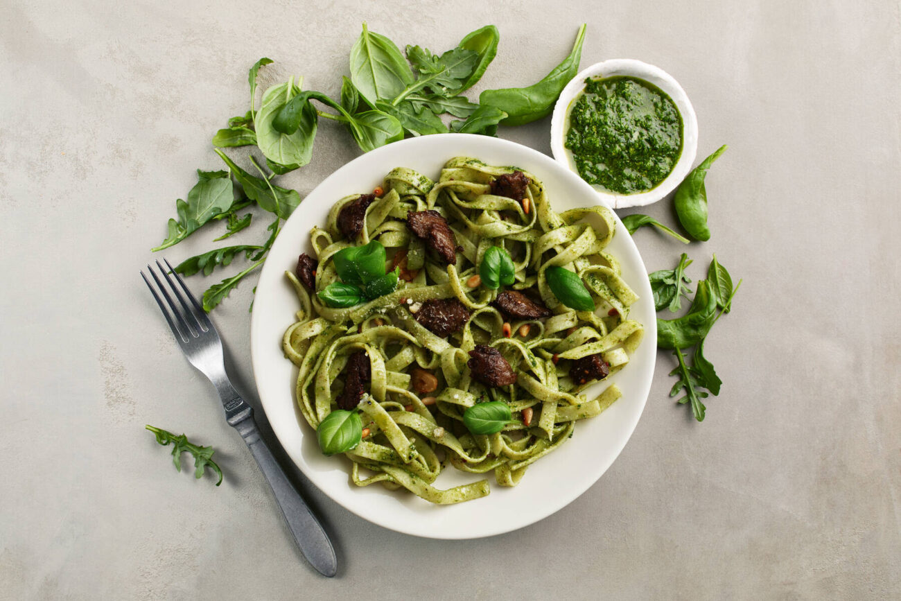 Härkis-pestopasta