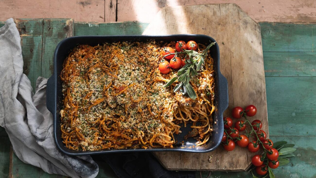 Härkis-spagettivuoka