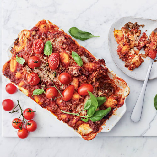 Härkis-gnocchivuoka