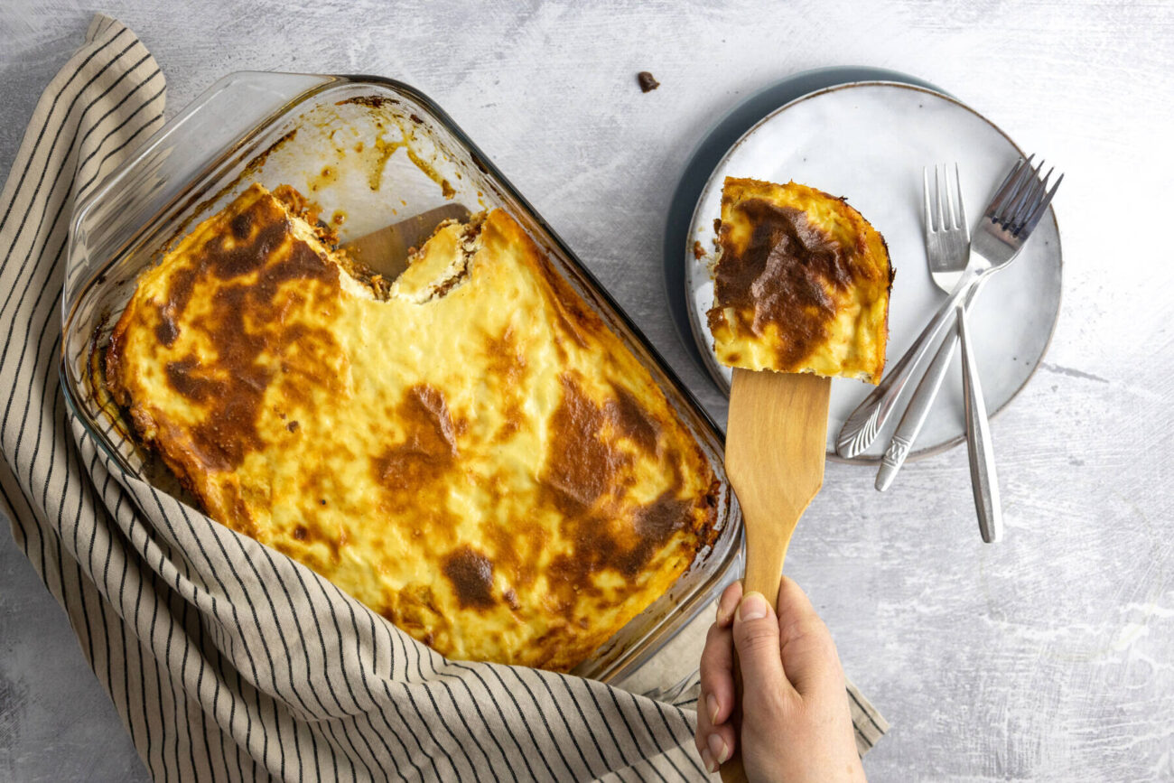 Härkis-kasvismoussaka