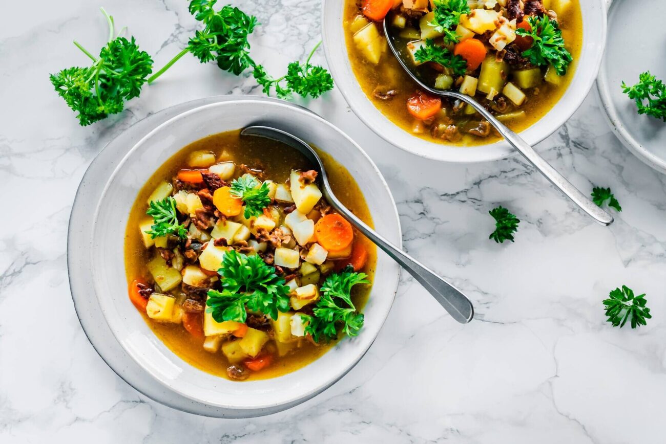 Härkis-härkäpapumurukeitto