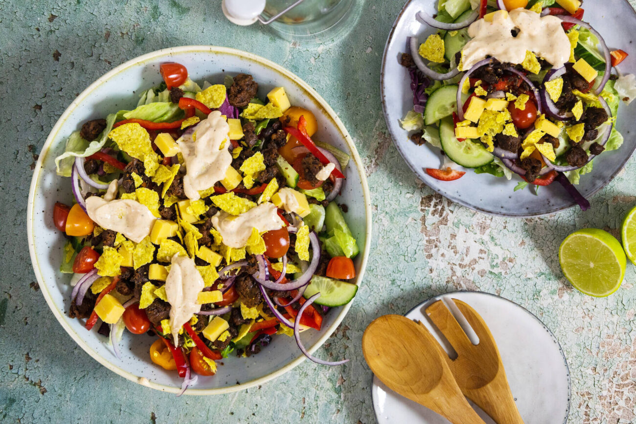 Härkis texmex-salaatti