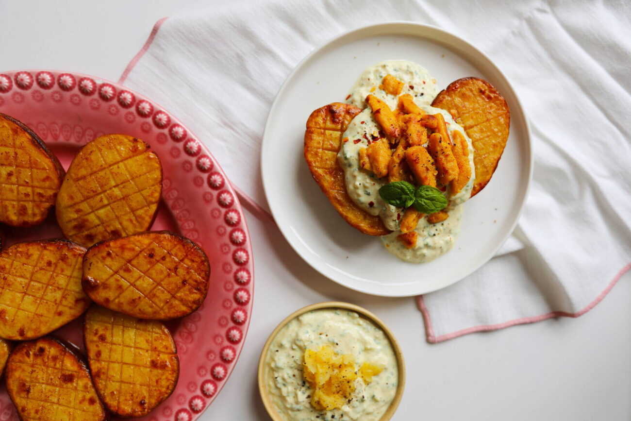 Emilin uuniperunat Mifu-kormatäytteellä