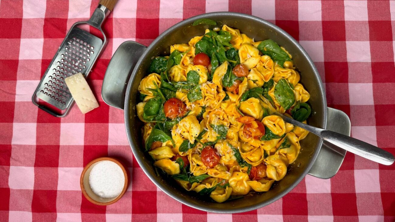 Imanin ja Leenan tortellinipannu