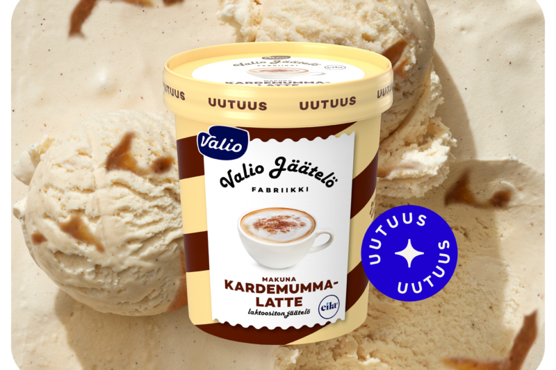 Valio Jäätelöfabriikki kardemumma-latte