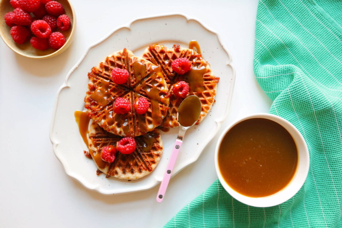 Emilin korvapuustivohvelit suolakinuskilla