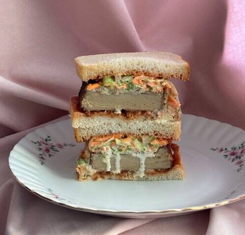 Aramin tofu katsu sando