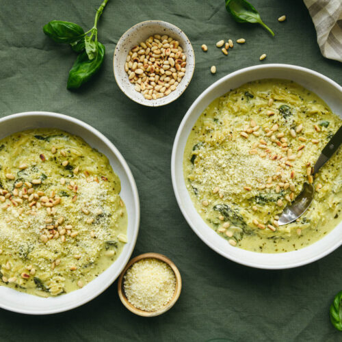 Pesto-orzotto