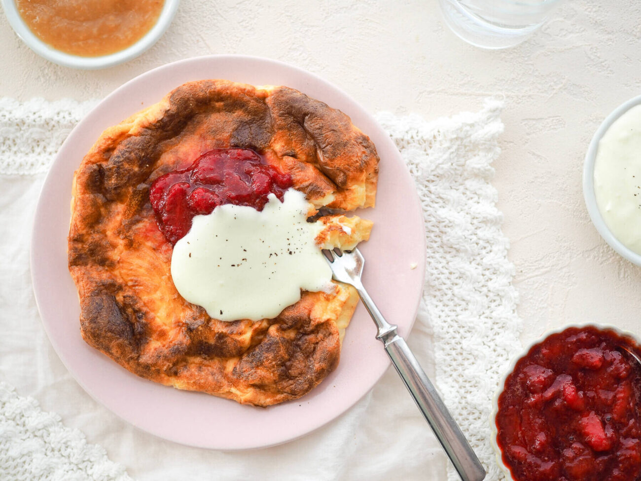 Pannukakku airfryerissa