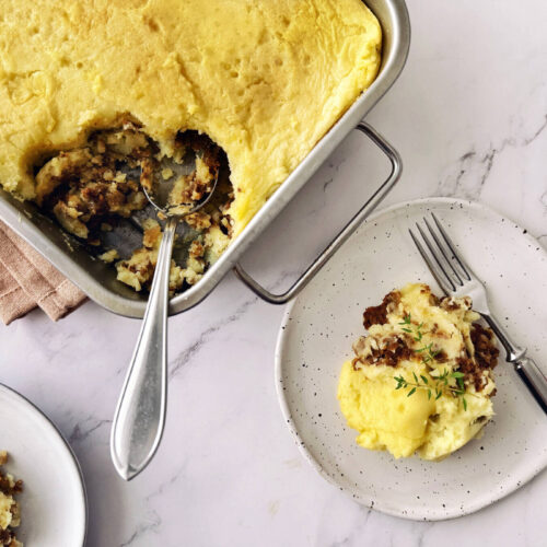 Vegaaninen perunasoselaatikko