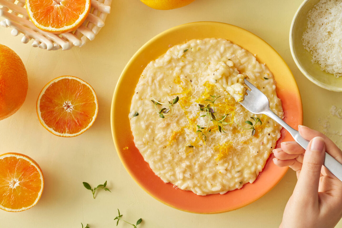 Veriappelsiinirisotto