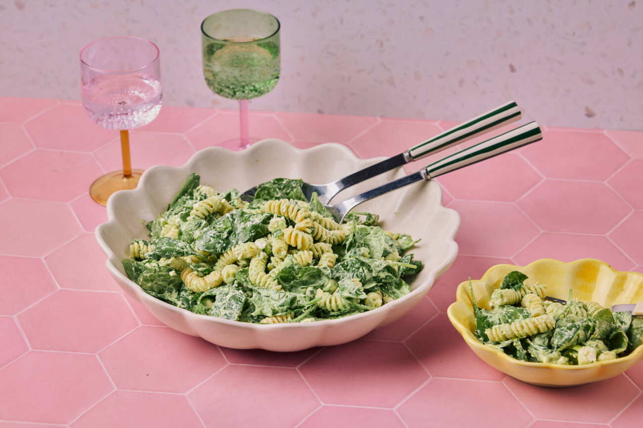 Green Goddess -pastasalaatti