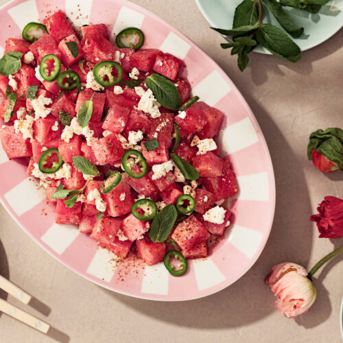 Spicy vesimelonisalaatti