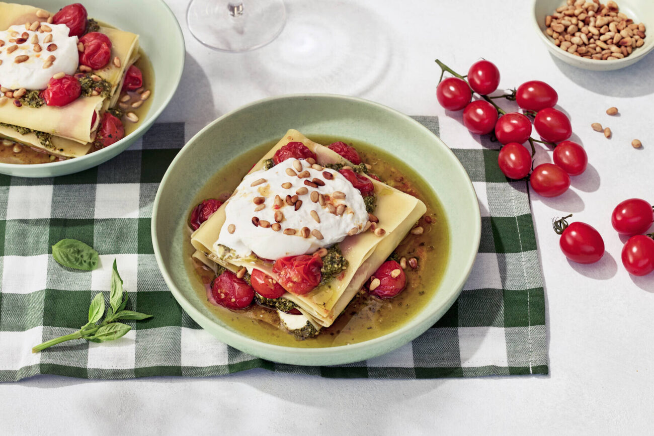 Open Lasagne eli kesälasagne