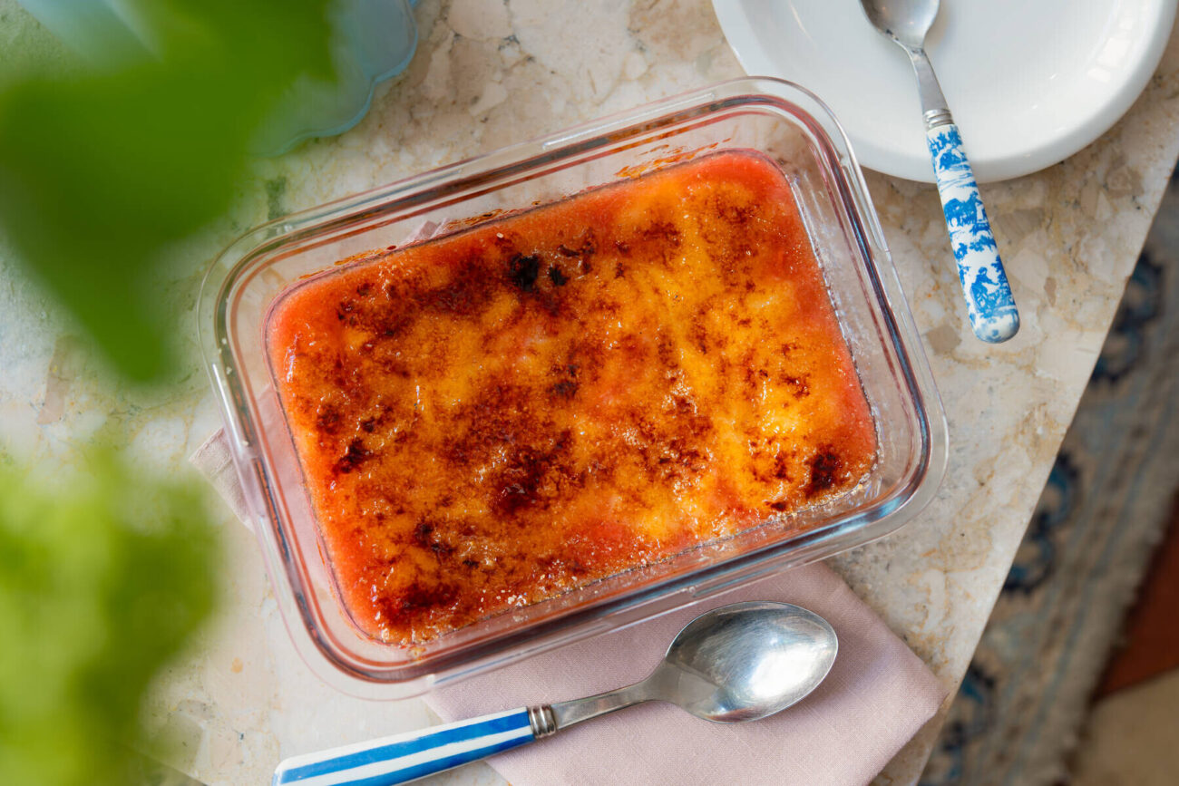 Imanin ja Leenan sitruunakreemi-brulee