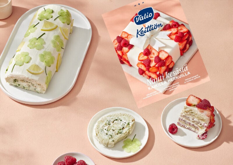 Reseptilehti lahjakakku