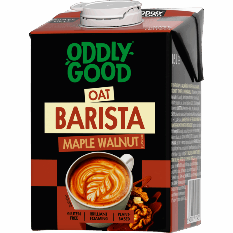 Oddlygood® Barista kaurajuoma 0,5 l maple walnut UHT gluteeniton