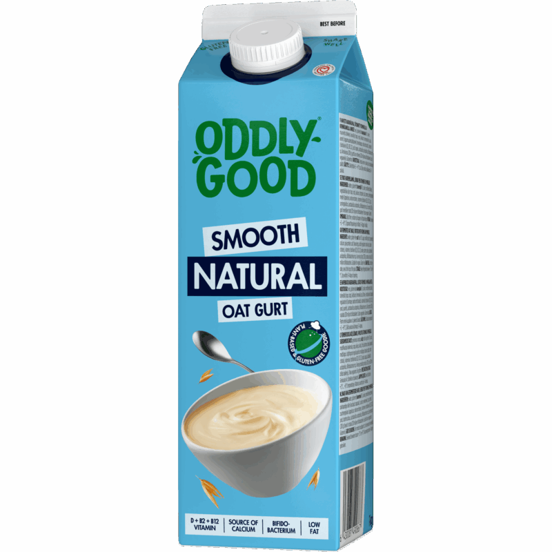 Oddlygood® kaurapohjainen gurtti 1 kg natural gluteeniton