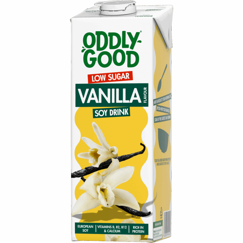 Oddlygood® soijajuoma 1 l vanilja vähäsokerinen UHT