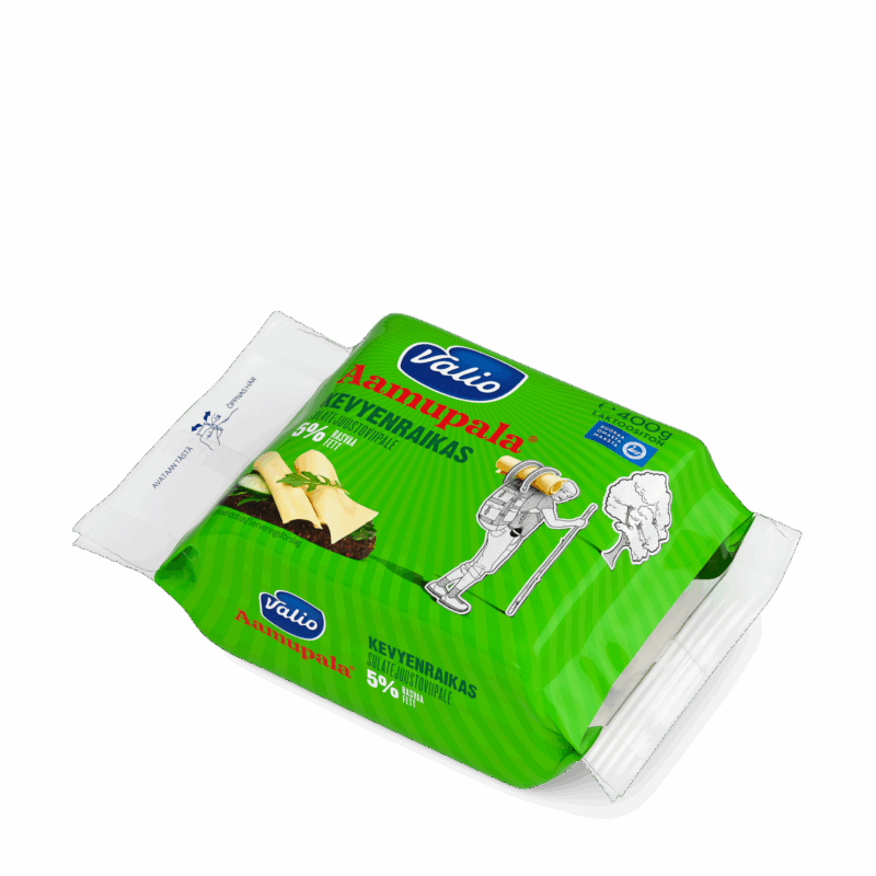 Valio Aamupala® kevyenraikas 5 % sulatejuustoviipale laktoositon e400 g