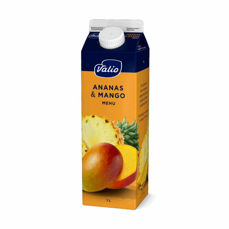 Valio ananas-mangomehu 1 l