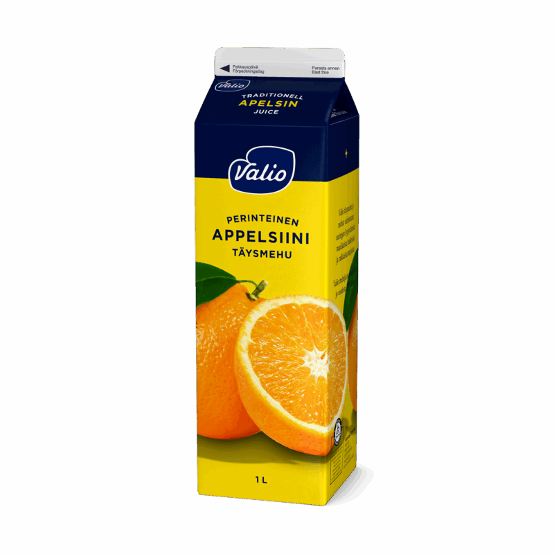 Valio appelsiinitäysmehu 1 l perinteinen